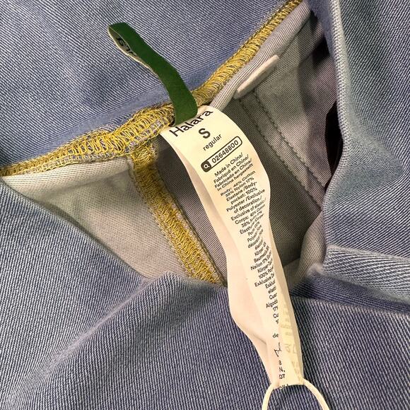 Halara Flex Denim High Rise Flare Jeans Stretch Pull On Blue Size Small - Picture 10 of 11